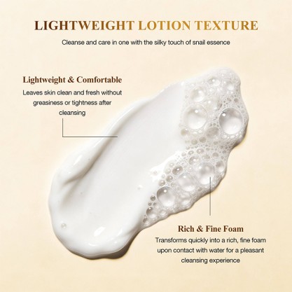 Snail Multi-Effect Hydrating Brightening Face Wash Gentle Cleansing Non-Drying Snail Multi-Effect Hydrating Brightening Face Wash Gentle Cleansing Non-Drying